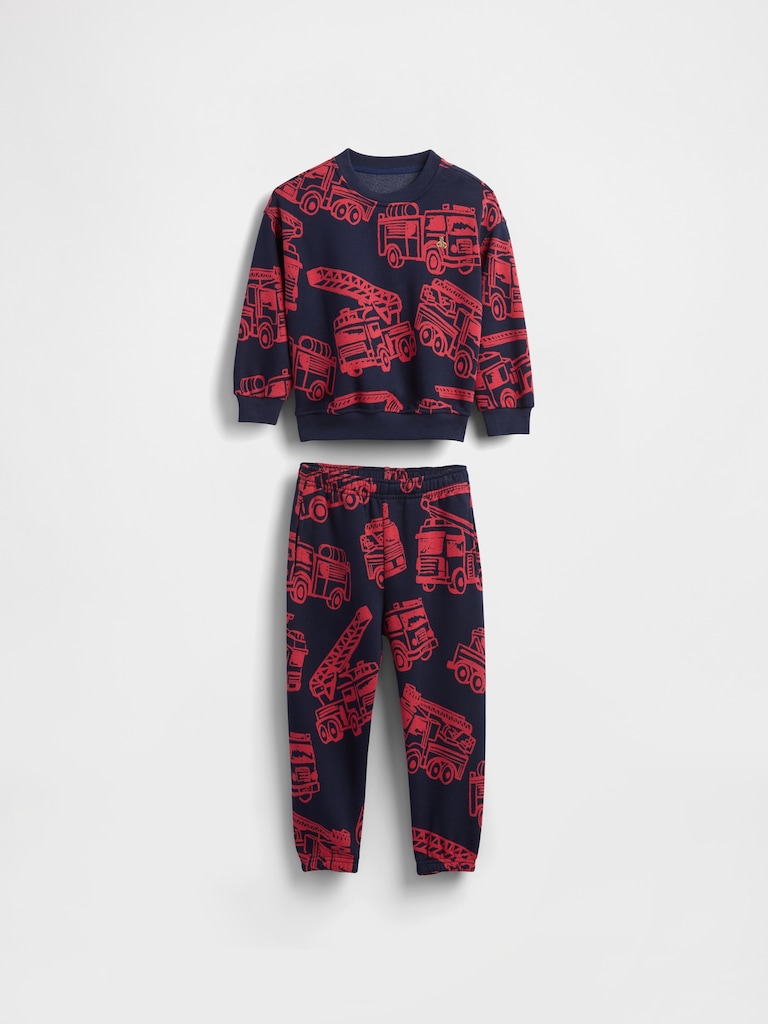 Baby & Toddler VintageSoft Firetruck Sweat Set