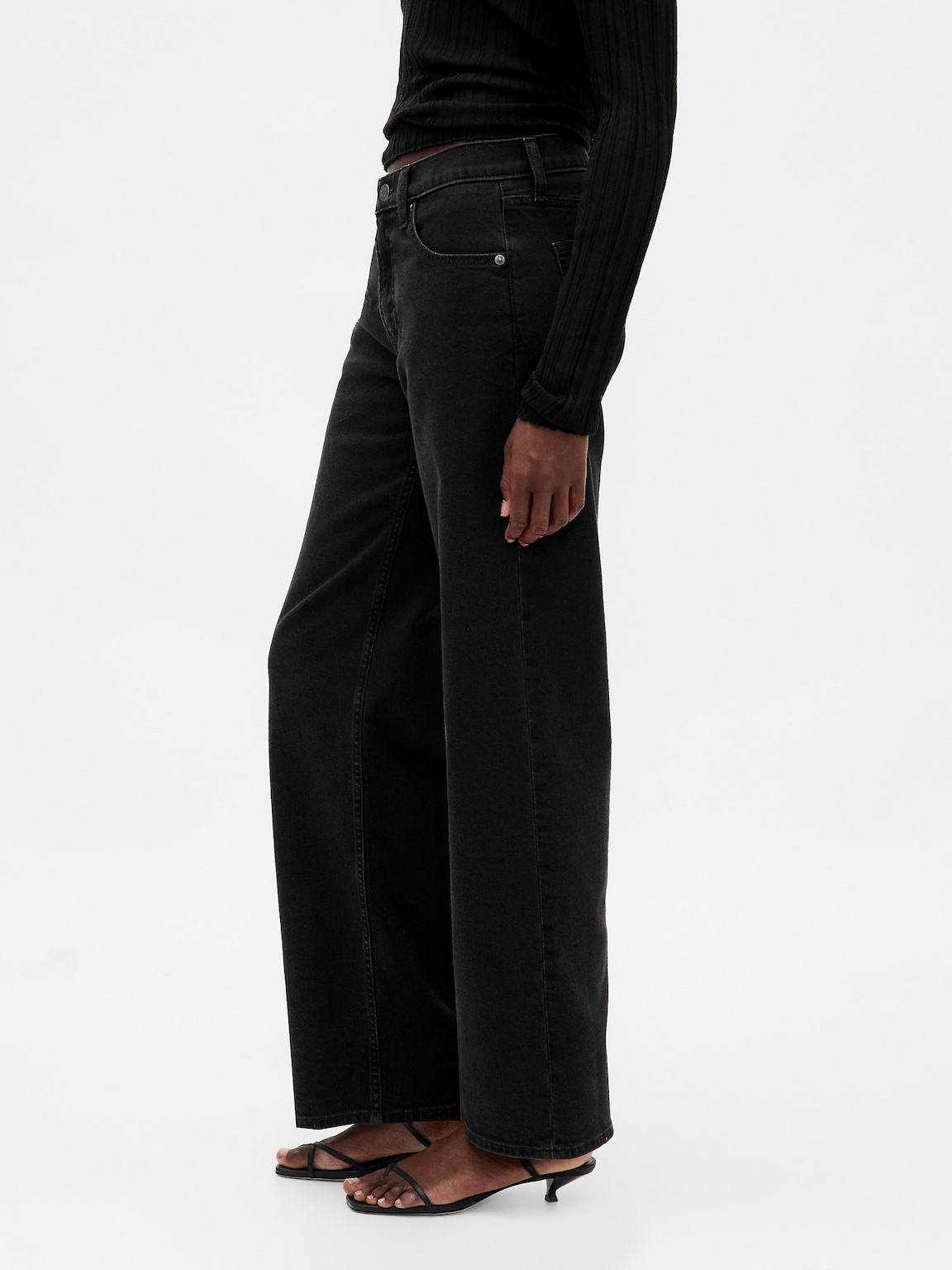 Low Rise '90s Loose Jeans