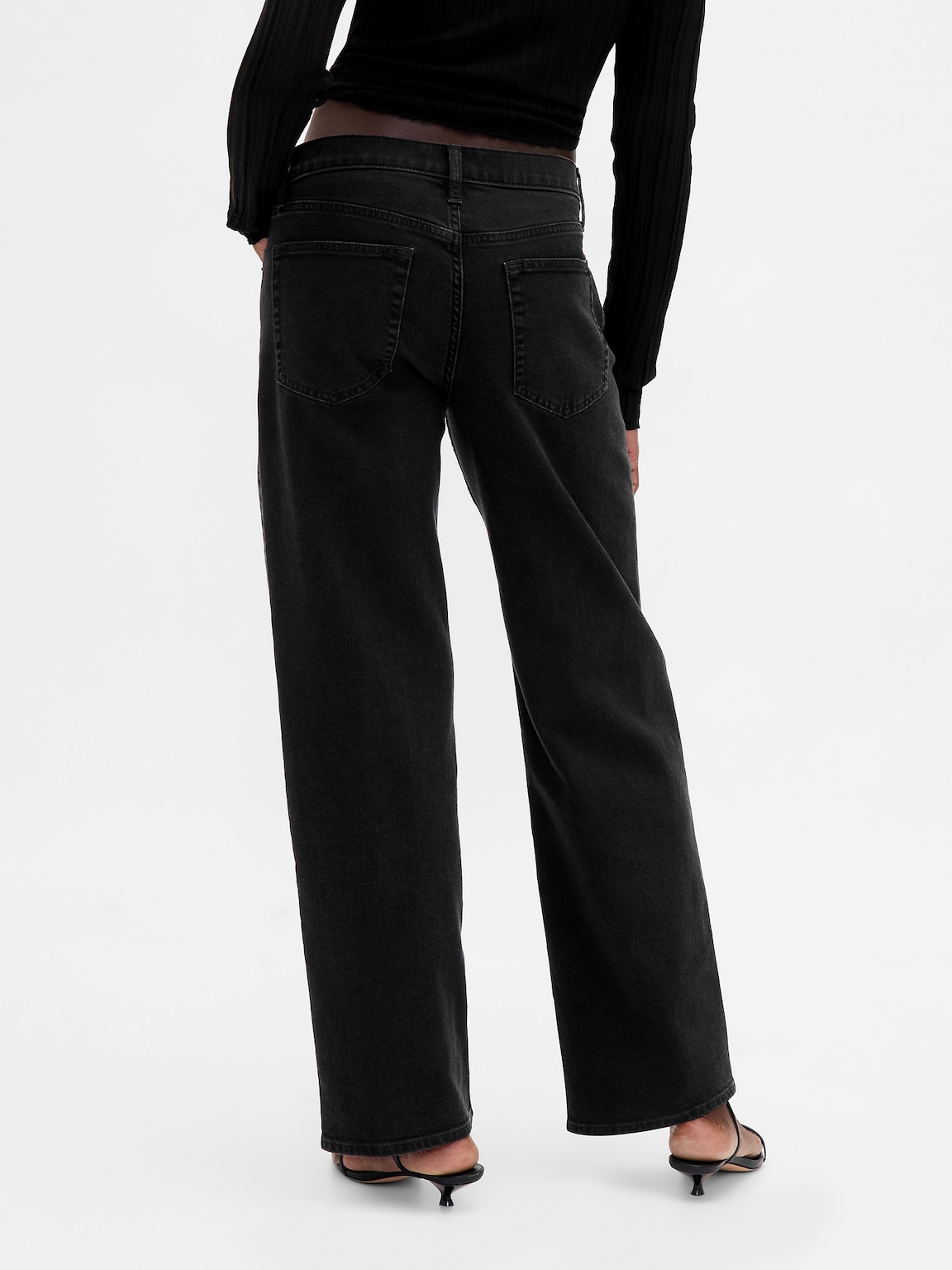 Low Rise '90s Loose Jeans