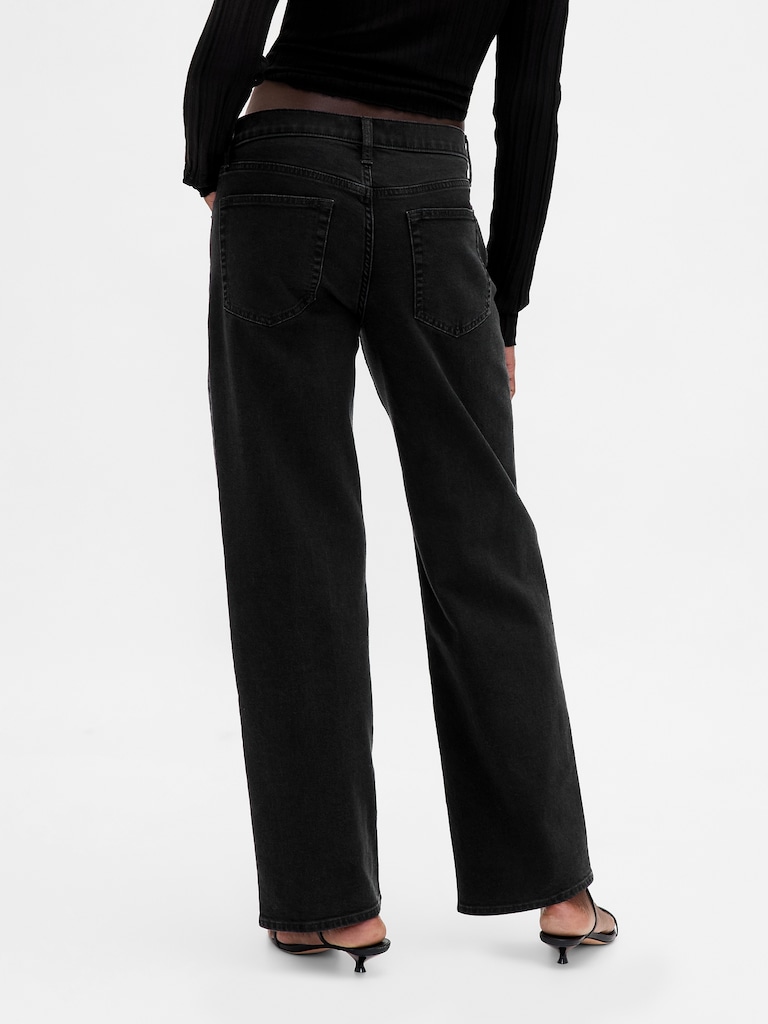 Low Rise '90s Loose Jeans
