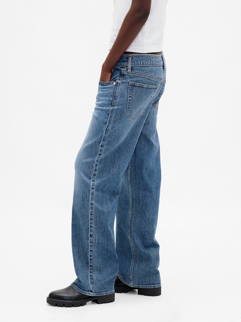 Low Rise '90s Loose Jeans