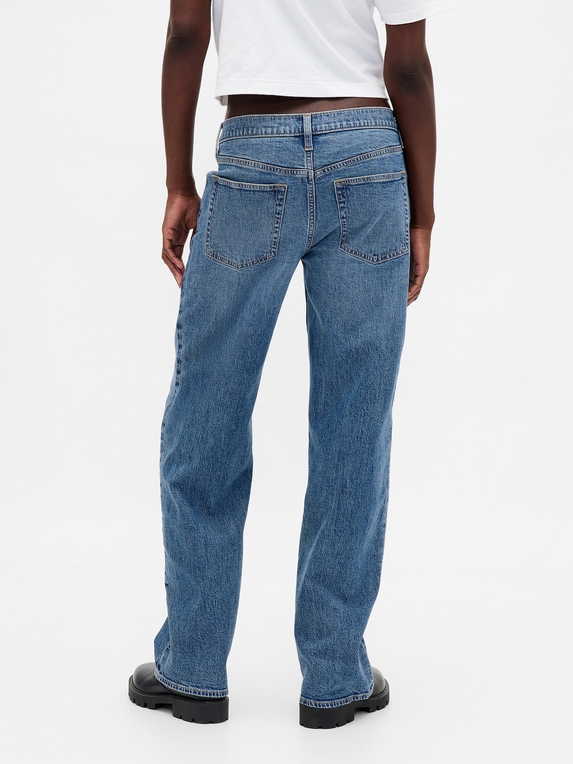 Low Rise '90s Loose Jeans