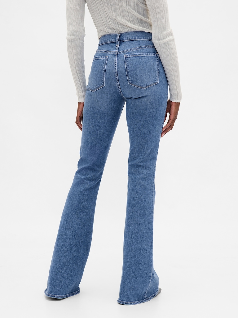 Low Rise Flare Jeans