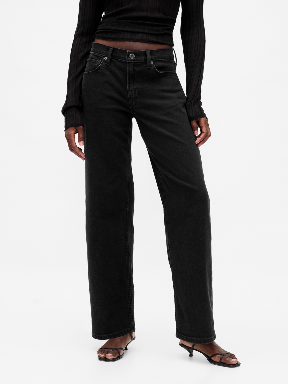Low Rise '90s Loose Jeans