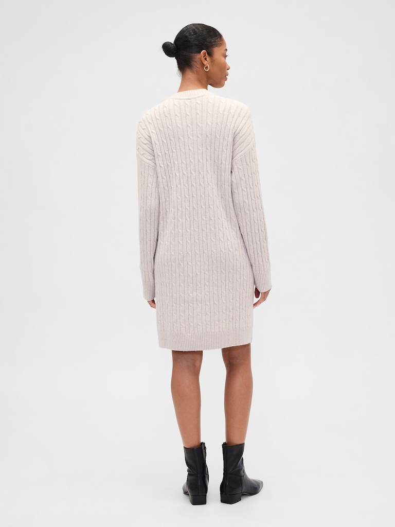 CashSoft Relaxed Crewneck Sweater Mini Dress