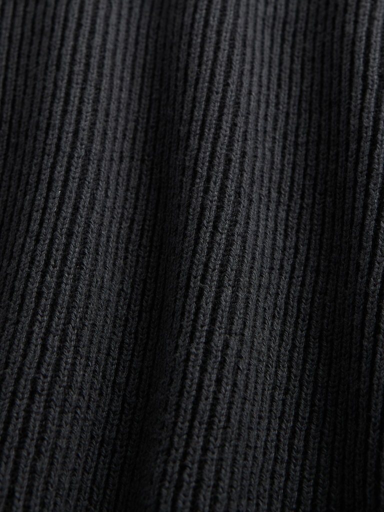 Oversized Fisherman-Stitch Crewneck Sweater