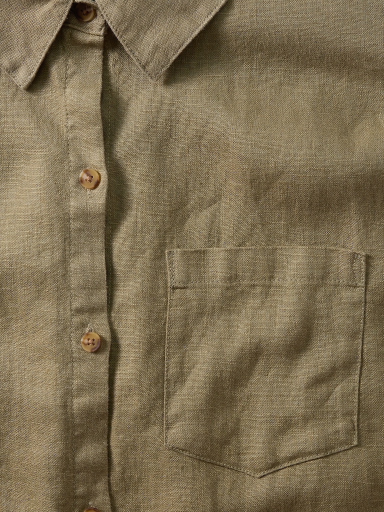 Retreat Linen Top
