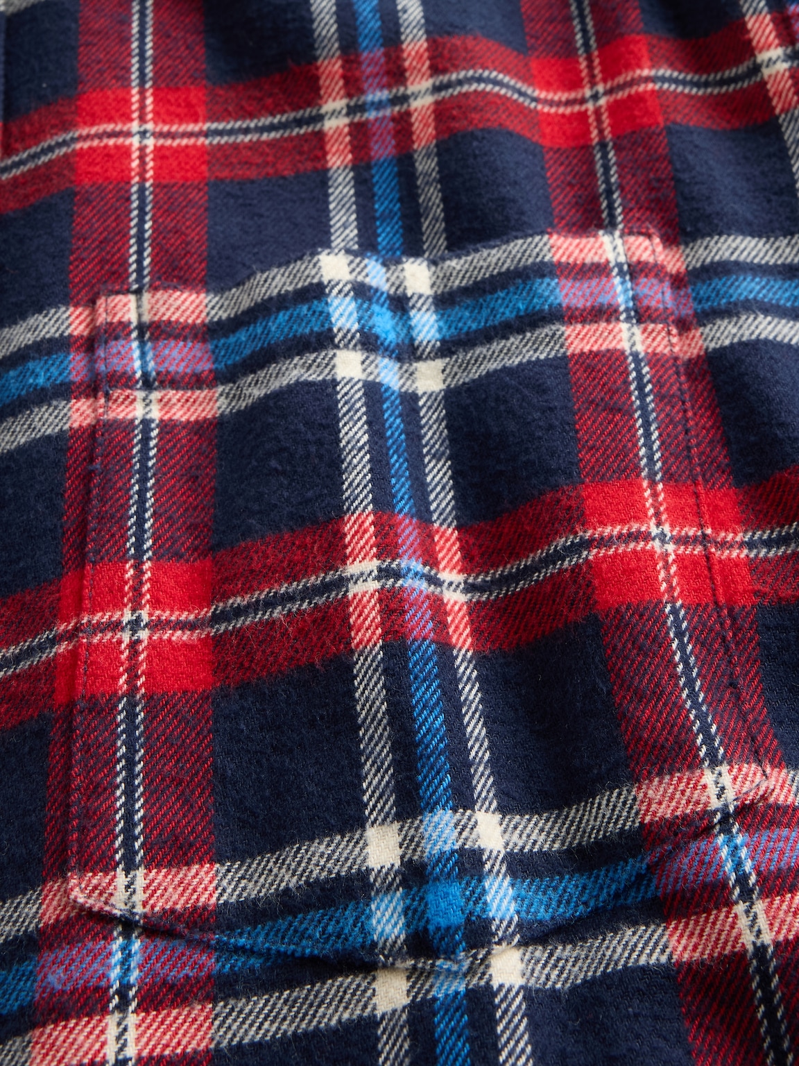 Organic Cotton Relaxed Flannel Shirt