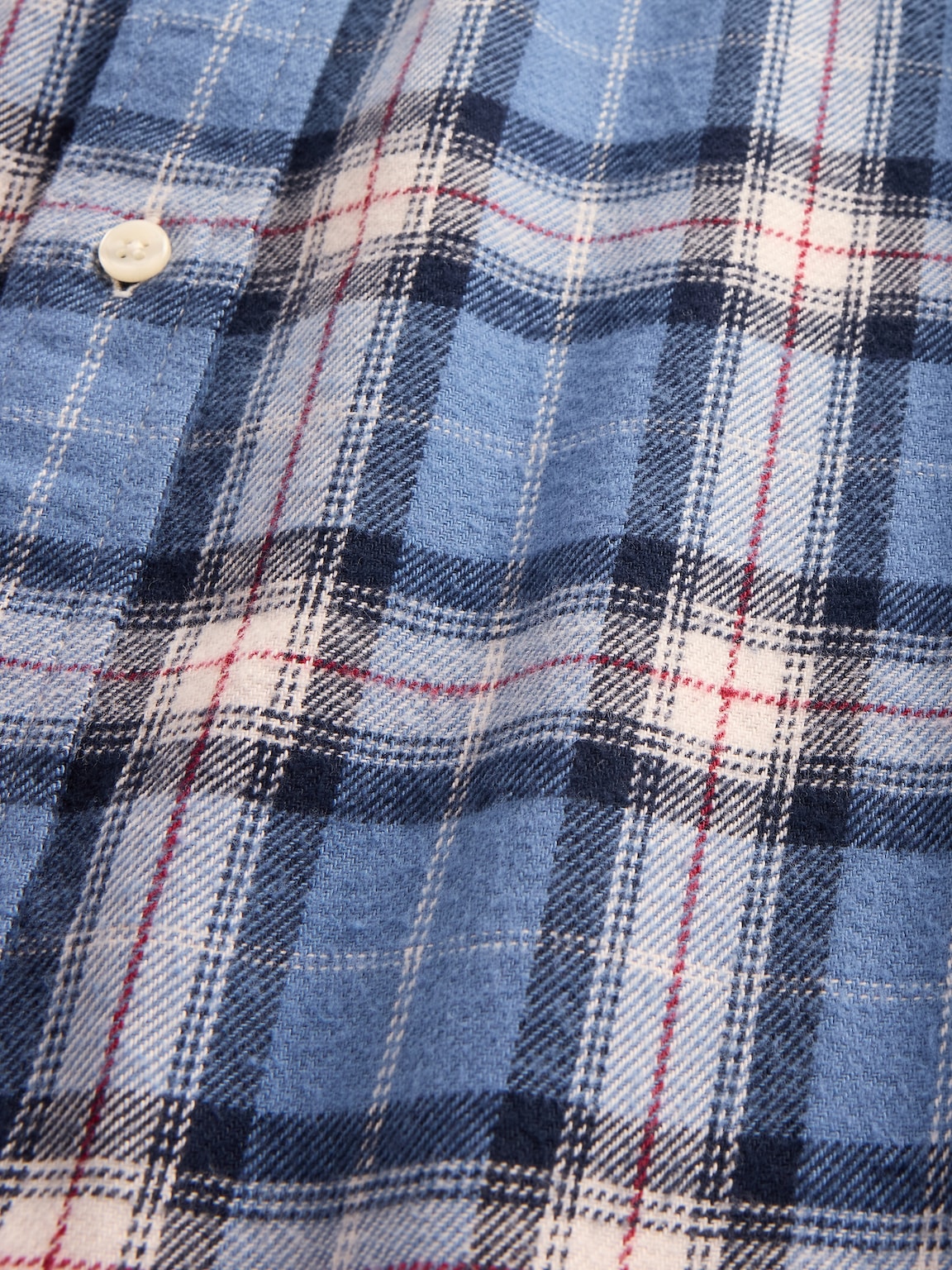 Organic Cotton Relaxed Flannel Shirt