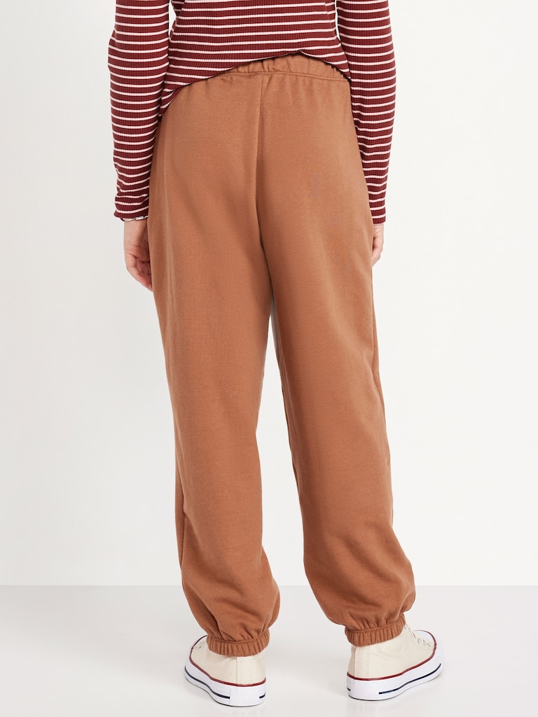 Pantalon de jogging rétro à taille haute pour Fille