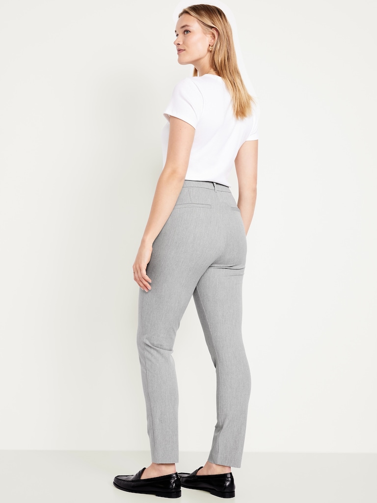 High-Waisted Pixie Skinny Ankle Pants