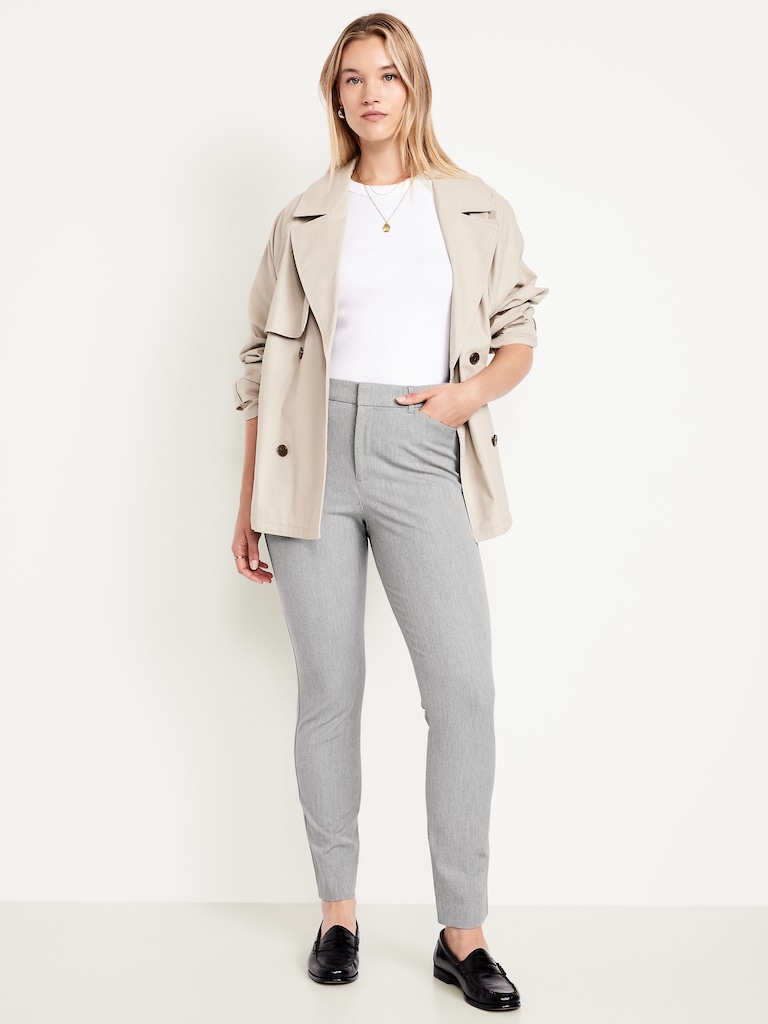 High-Waisted Pixie Skinny Ankle Pants