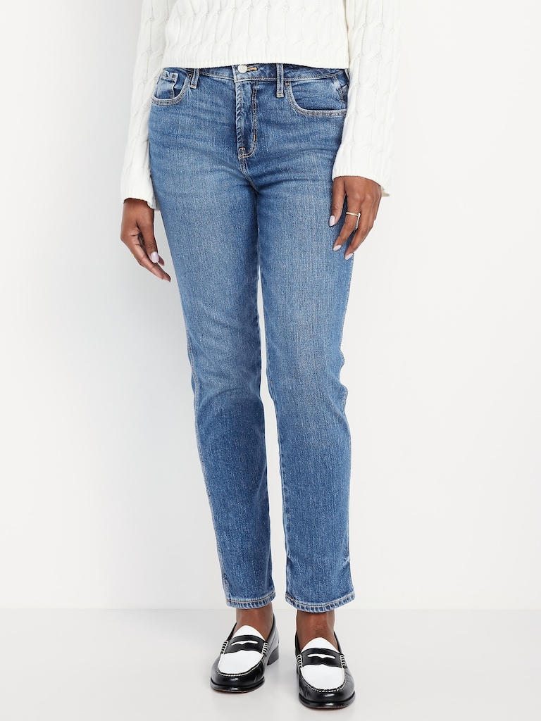 Curvy High-Waisted Vintage Slim Jeans