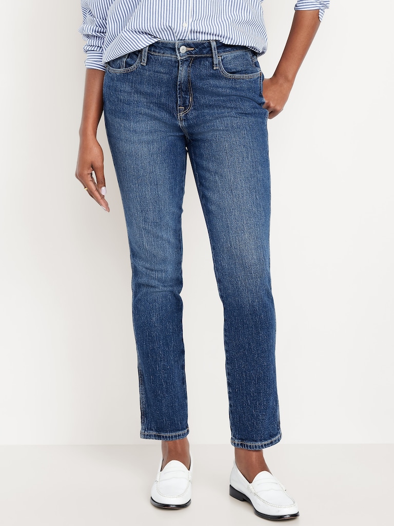 Curvy High-Waisted Vintage Slim Jeans