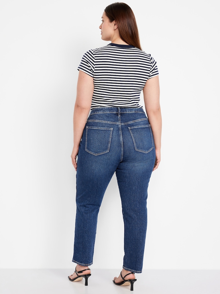 Curvy High-Waisted Vintage Slim Jeans