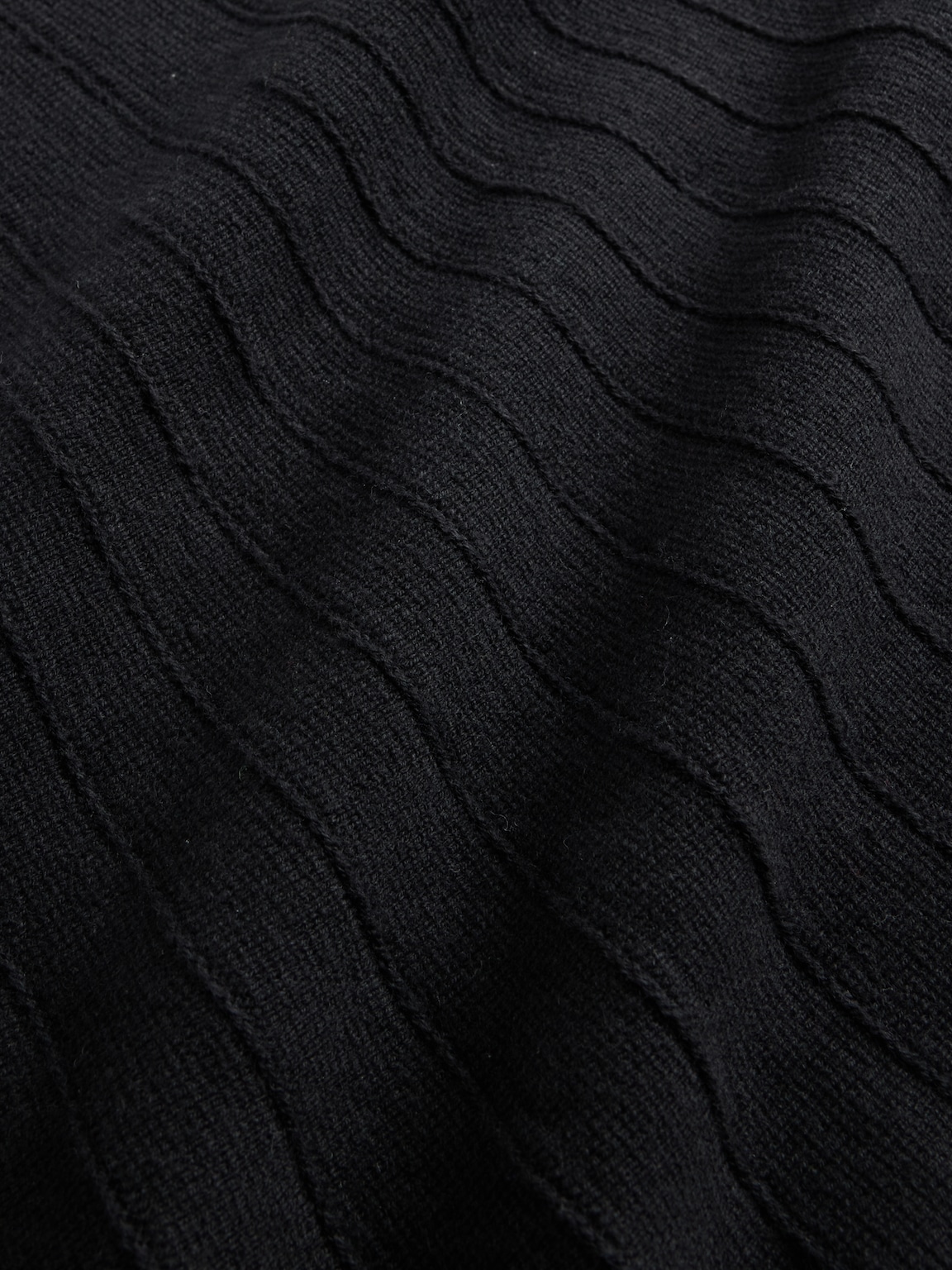 Pleated Mini Sweater Skirt