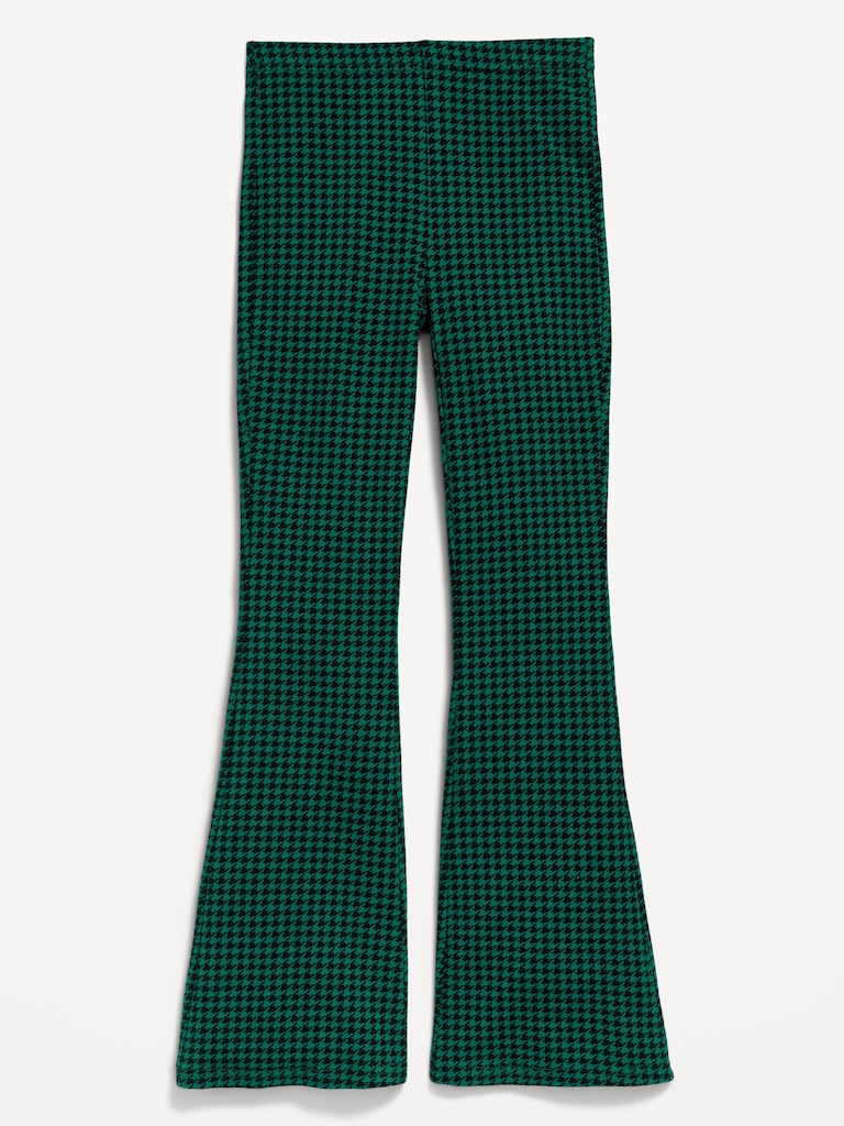 High-Waisted Flared Leggings for Girls