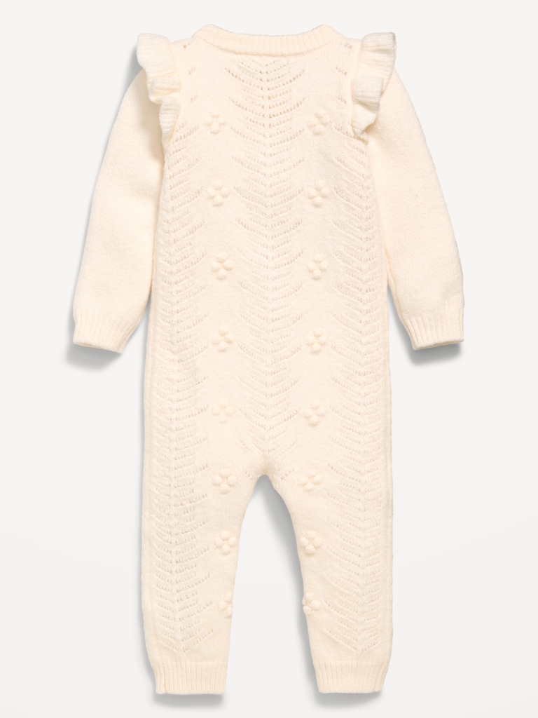 SoSoft Ruffled-Shoulder Sweater One-Piece for Baby
