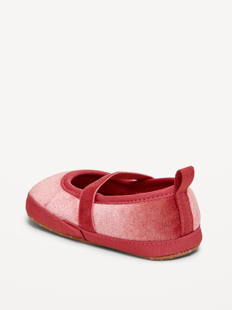 Velvet Ballet Flats for Baby