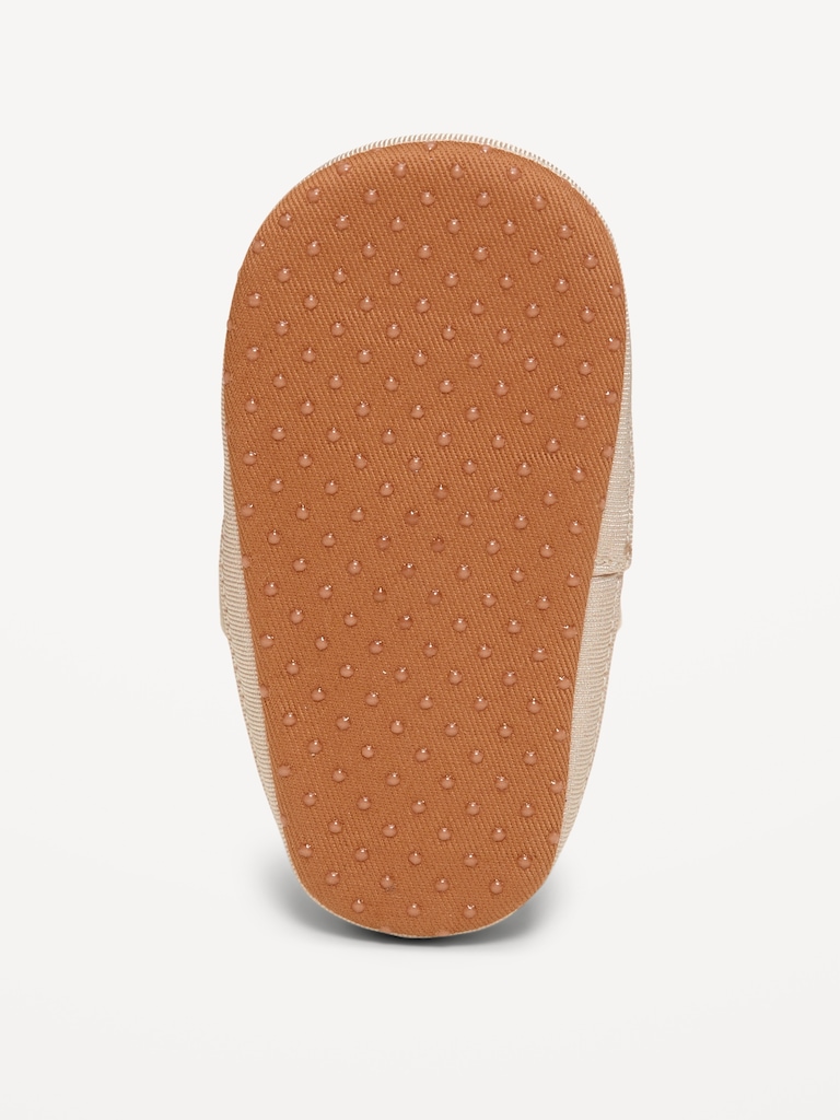 Shiny Faux-Leather Ballet Flats for Baby