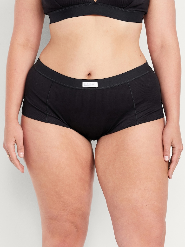 Ribbed Hipster Underwear