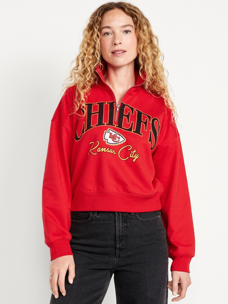 Kansas City Chiefs Half-Zip Sweatshirt