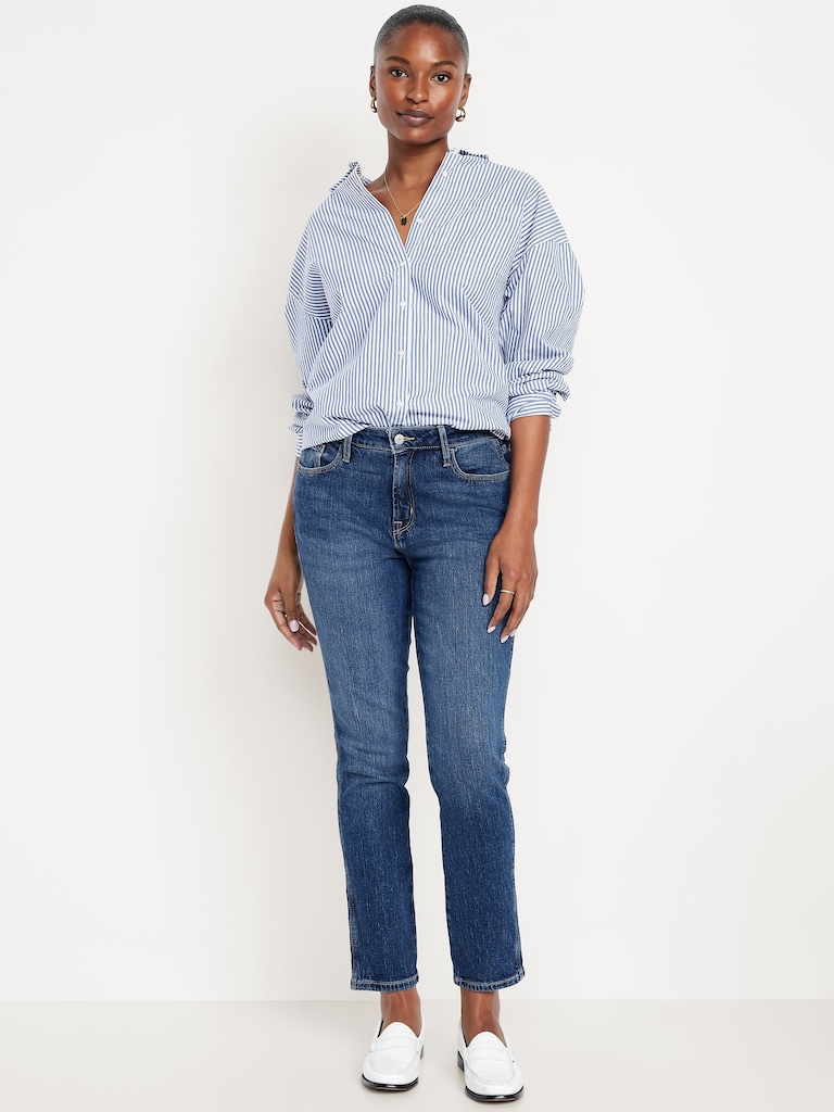 Curvy High-Waisted Vintage Slim Jeans