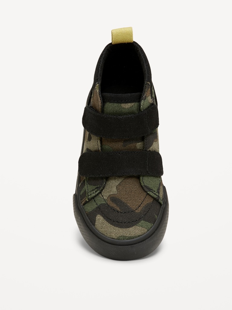 Double Secure-Strap High-Top Sneakers for Toddler Boys