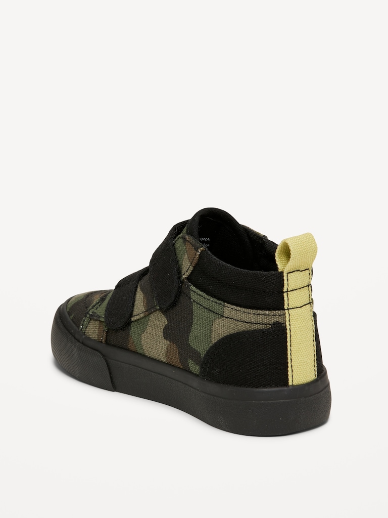 Double Secure-Strap High-Top Sneakers for Toddler Boys