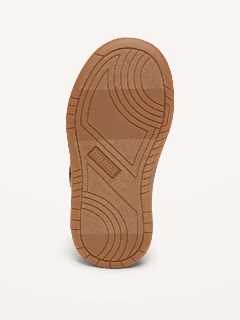 Faux-Leather Sneakers for Toddler Girls