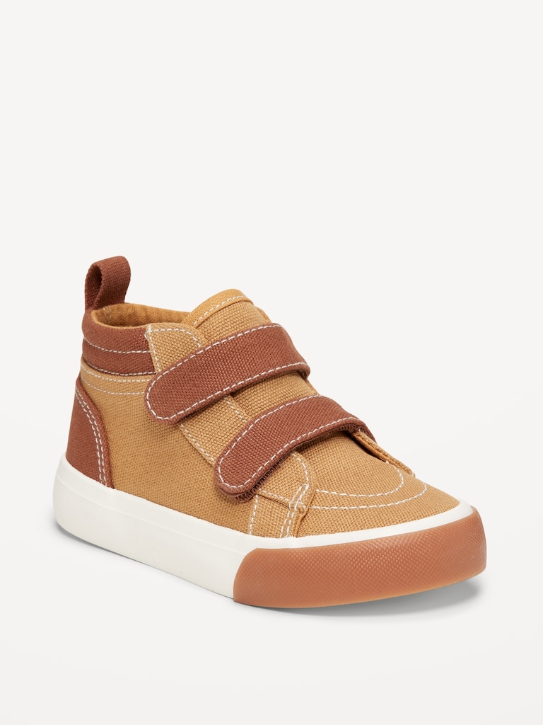 Double Secure-Strap High-Top Sneakers for Toddler Boys