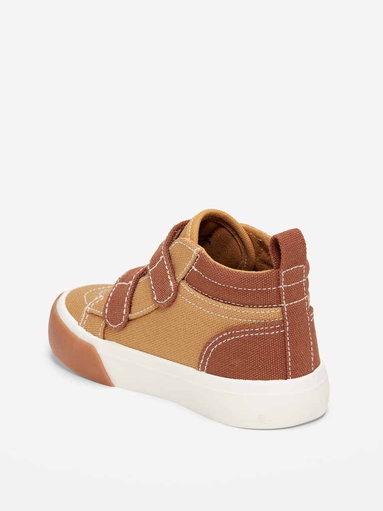 Double Secure-Strap High-Top Sneakers for Toddler Boys