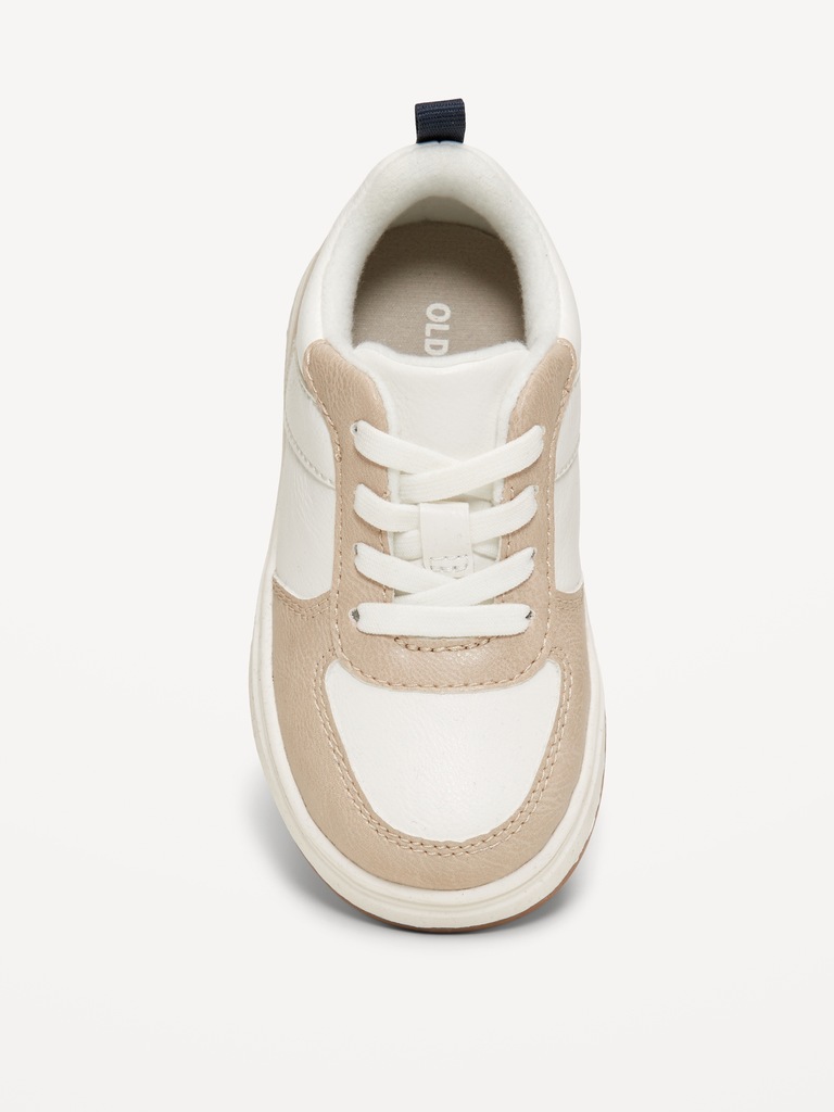 Faux-Leather Sneakers for Toddler Boys