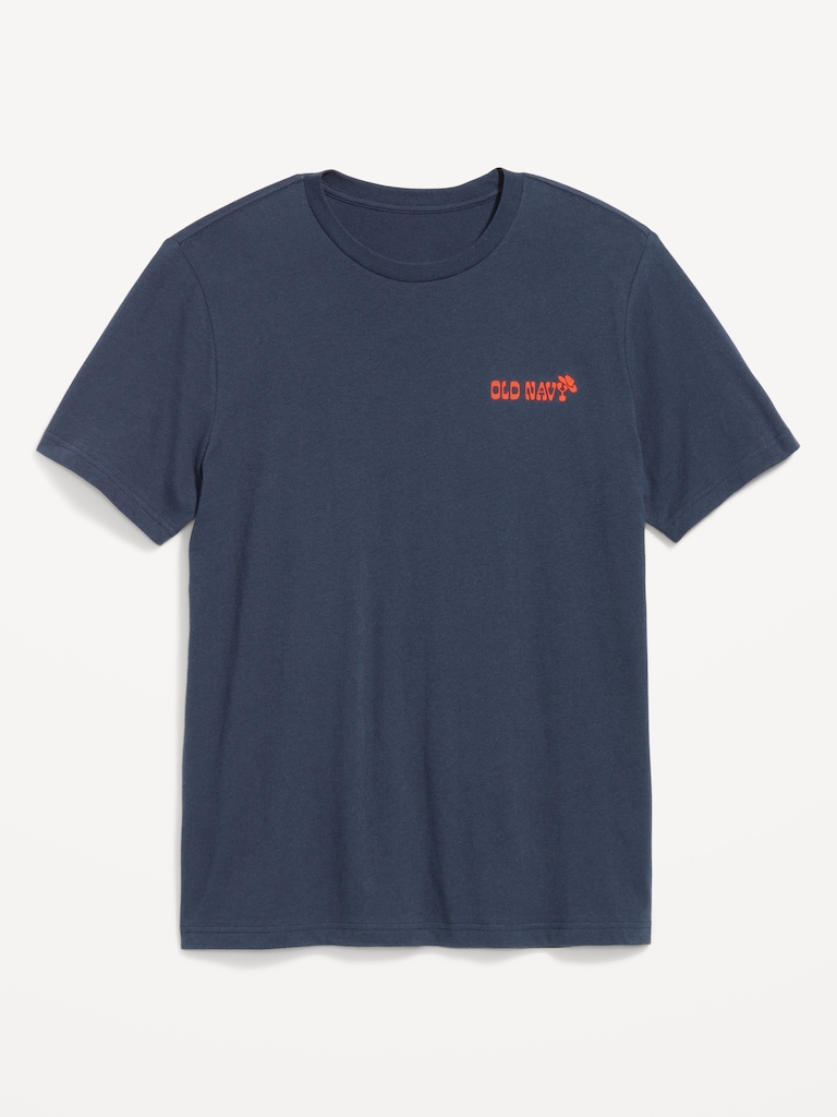 Crew-Neck Logo-Graphic T-Shirt