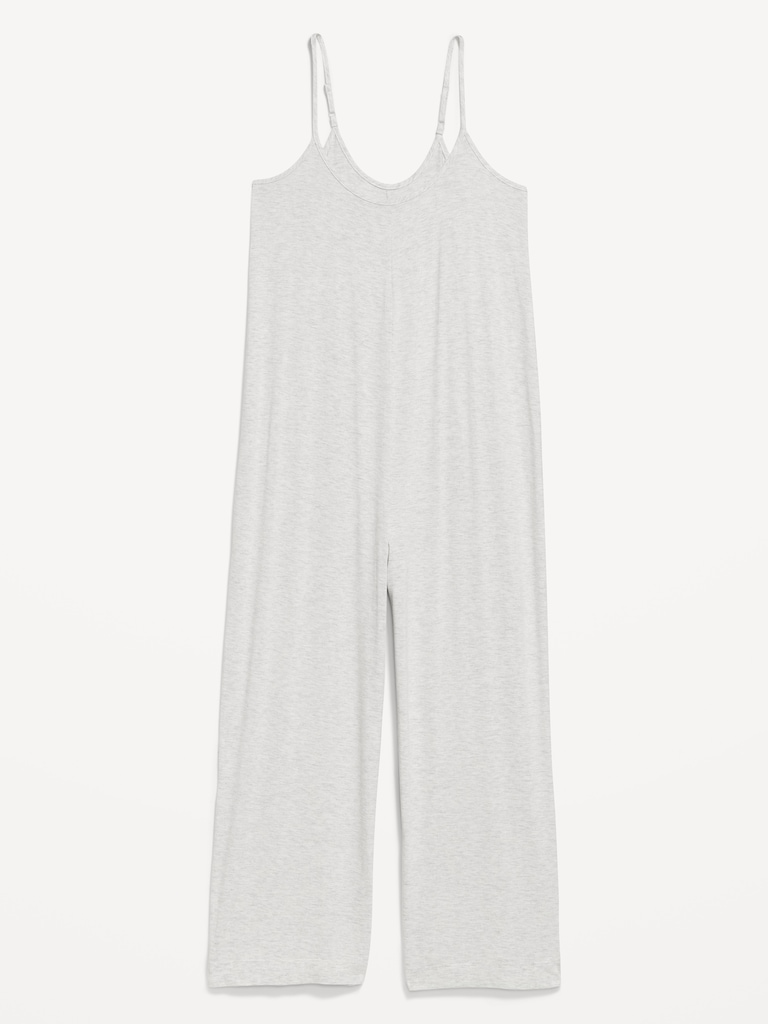 Knit Jersey Pajama Jumpsuit