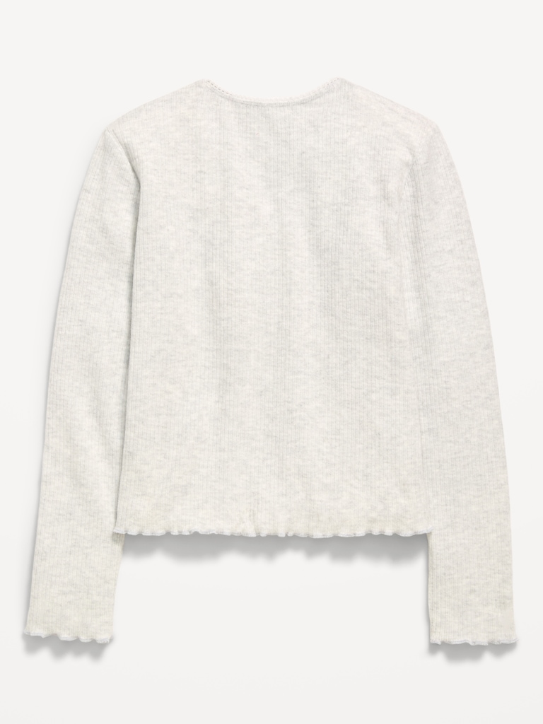 CozePlush Long-Sleeve Graphic T-Shirt for Girls