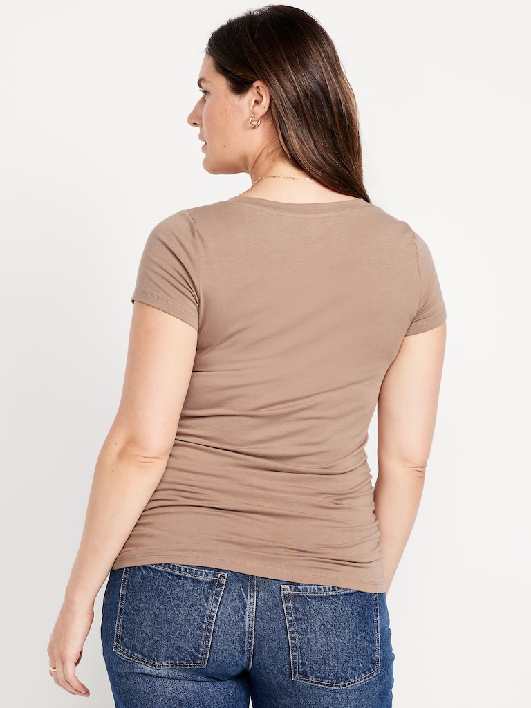 Maternity Scoop-Neck T-Shirt