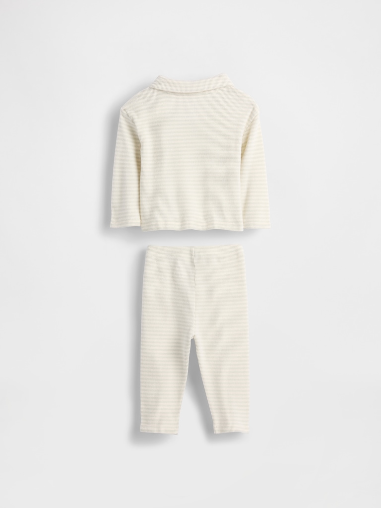 Baby Softspun Waffle Outfit Set