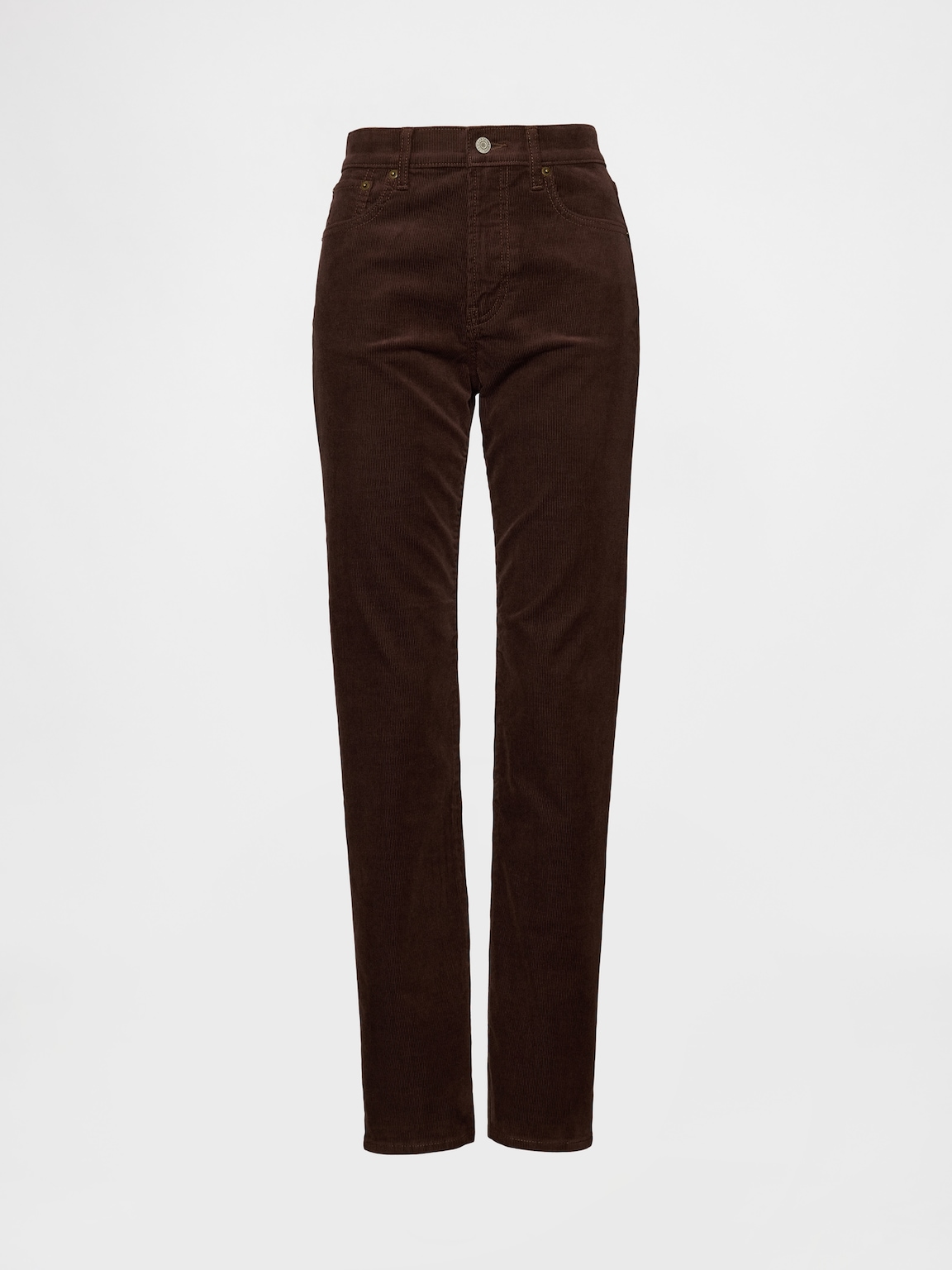 High Rise Corduroy '90s Slim Straight Jeans