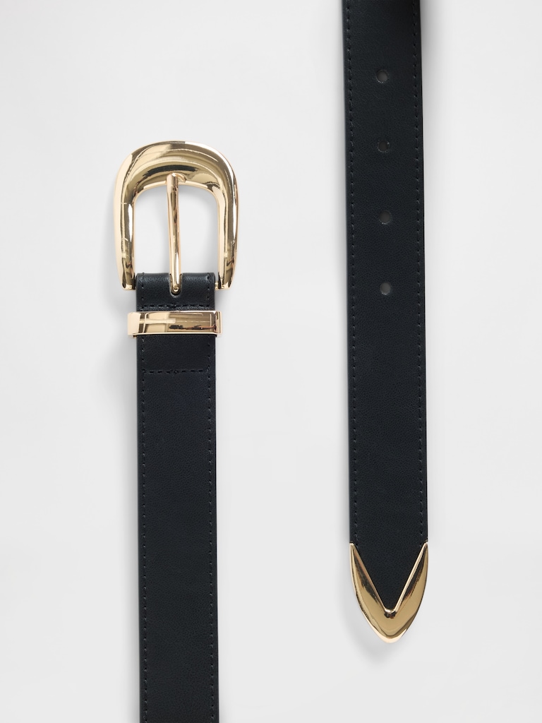 Vegan-Leather Belt