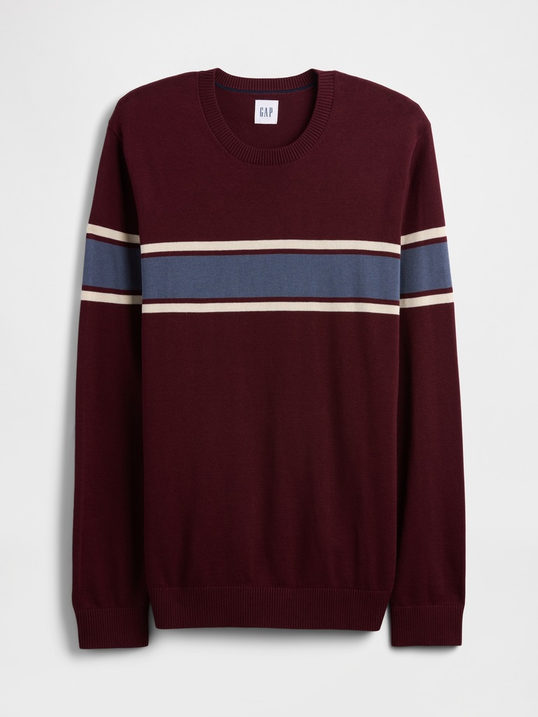 Stripe Crewneck Sweater