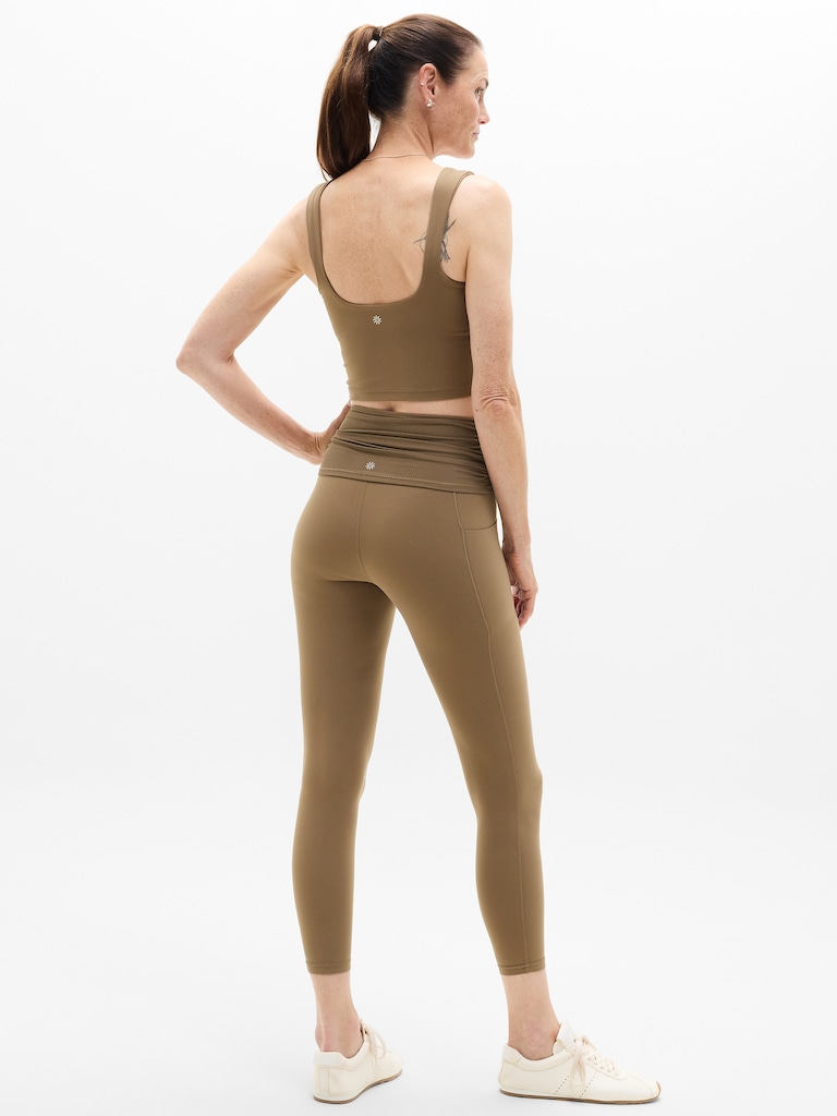 Salutation Stash Fold Over 7/8 Legging
