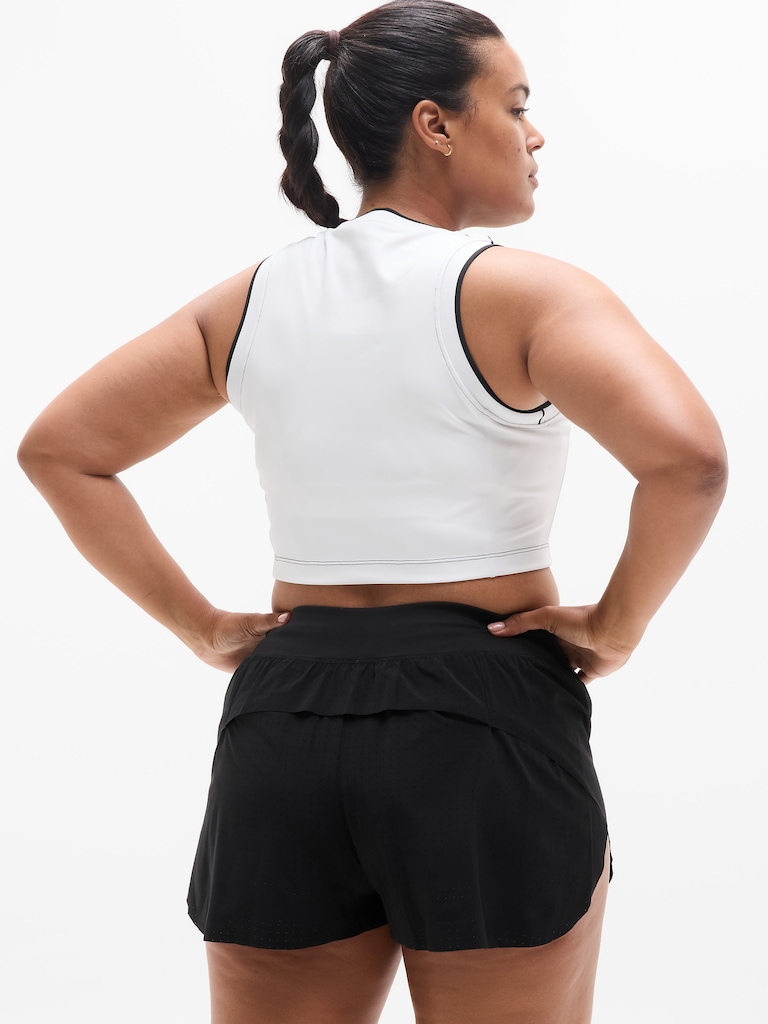 Glide Ultra High Rise Perforated Run Short