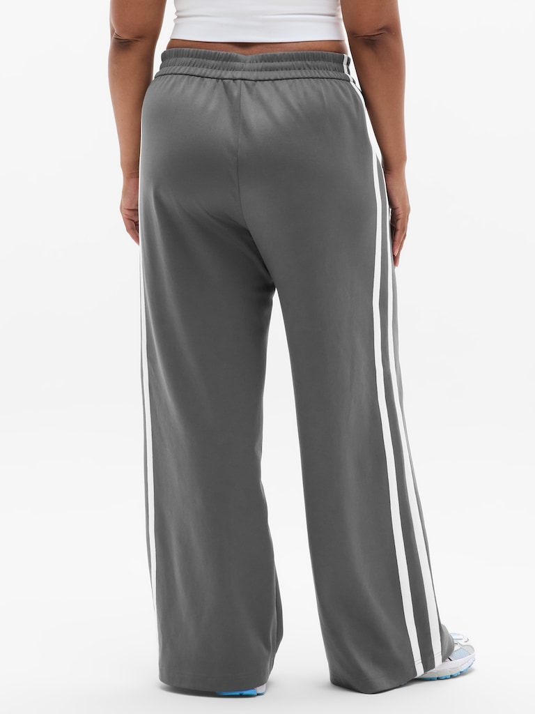 Tempo Mid Rise Wide Leg Track Pant