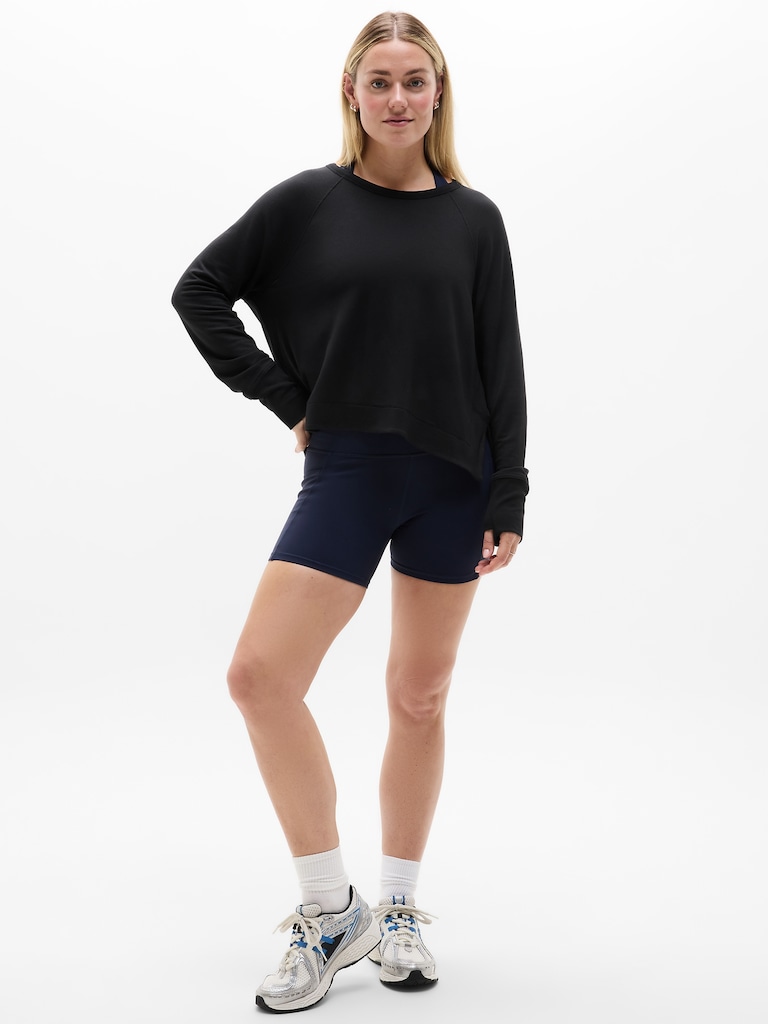 Coaster Luxe Recover High Hip Sweatshirt