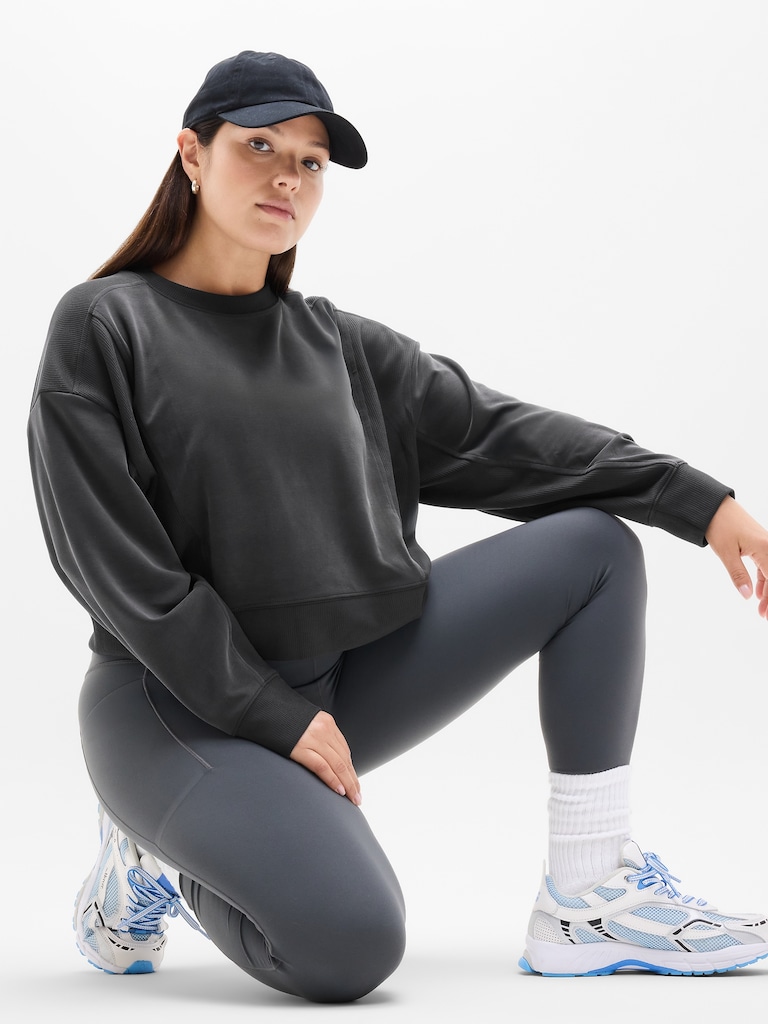 Seasoft Rib Crewneck Sweatshirt