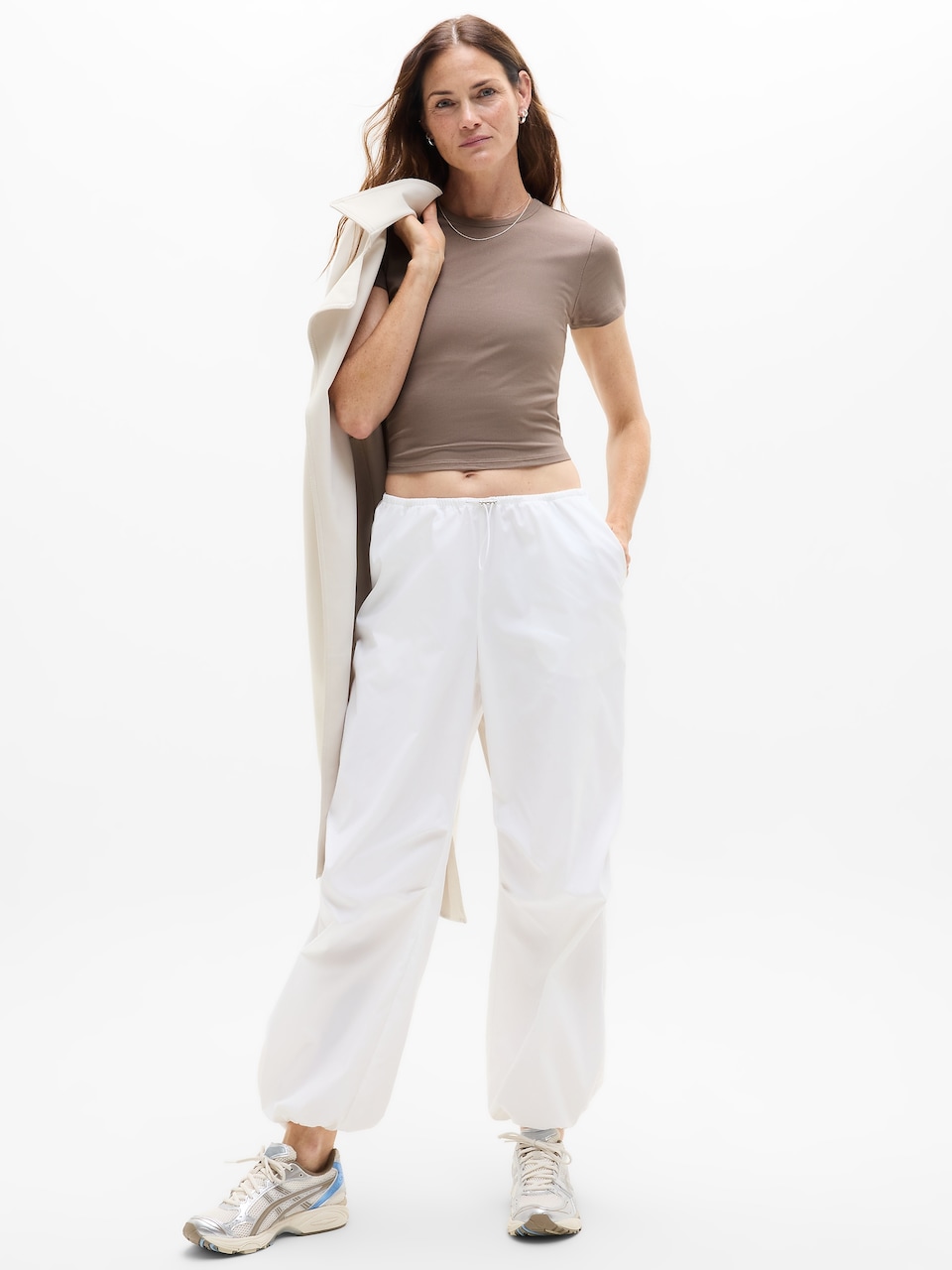 Signature Rib Crop Tee