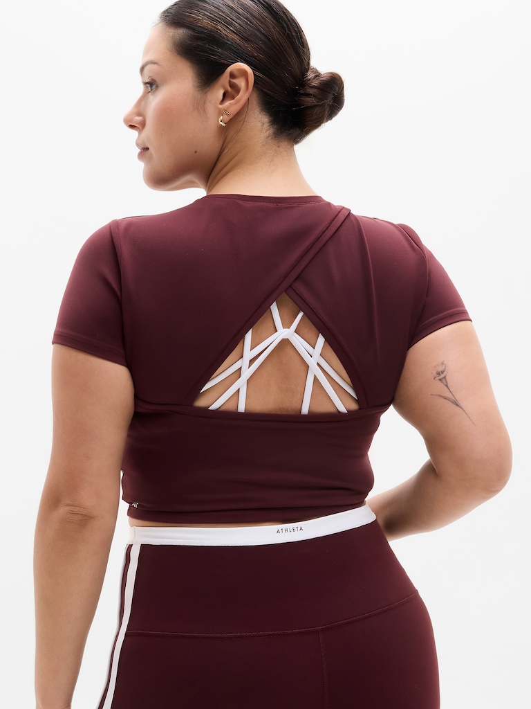 Transcend Open Back Tee