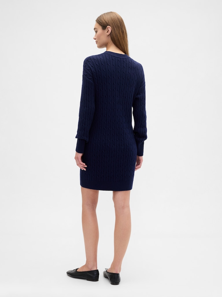 CashSoft Relaxed Crewneck Sweater Mini Dress