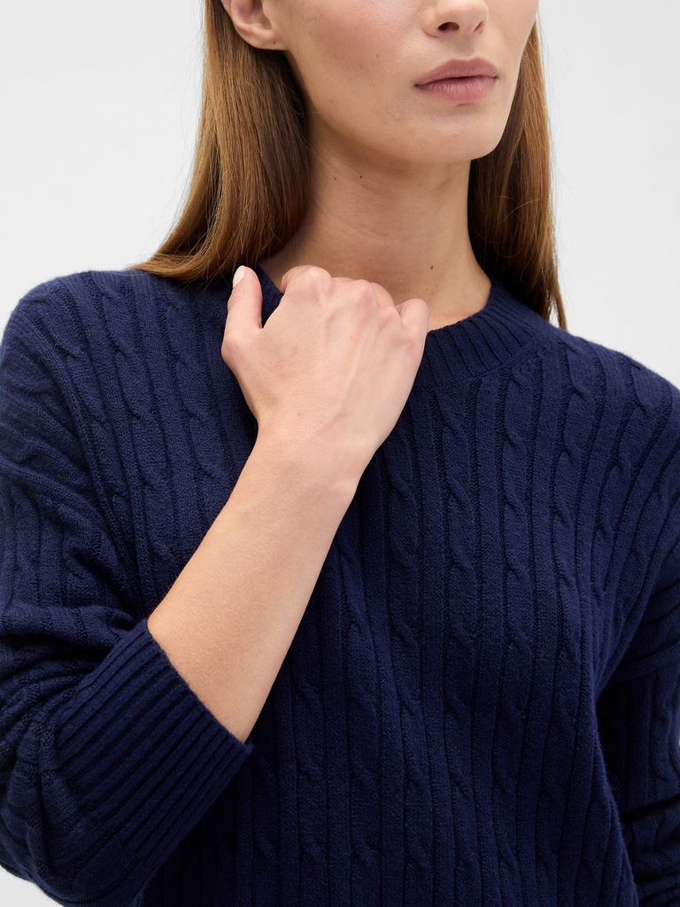 CashSoft Relaxed Crewneck Sweater Mini Dress